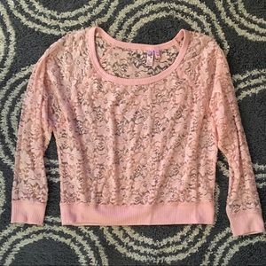 NWOT Pink Pullover Sweater
